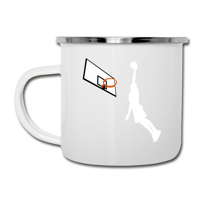 Basketball Dunk Competition Silhouette One Handed Dunk Shot Camper Cup | Artistshot