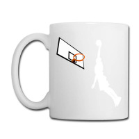 Basketball Dunk Competition Silhouette One Handed Dunk Shot Coffee Mug | Artistshot