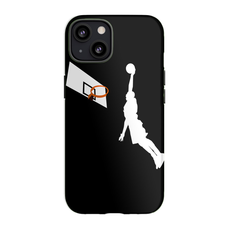 Basketball Dunk Competition Silhouette One Handed Dunk Shot Iphone 13 Case | Artistshot