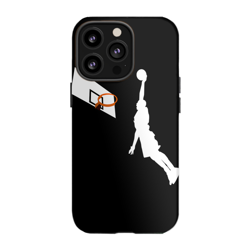 Basketball Dunk Competition Silhouette One Handed Dunk Shot Iphone 13 Pro Case | Artistshot