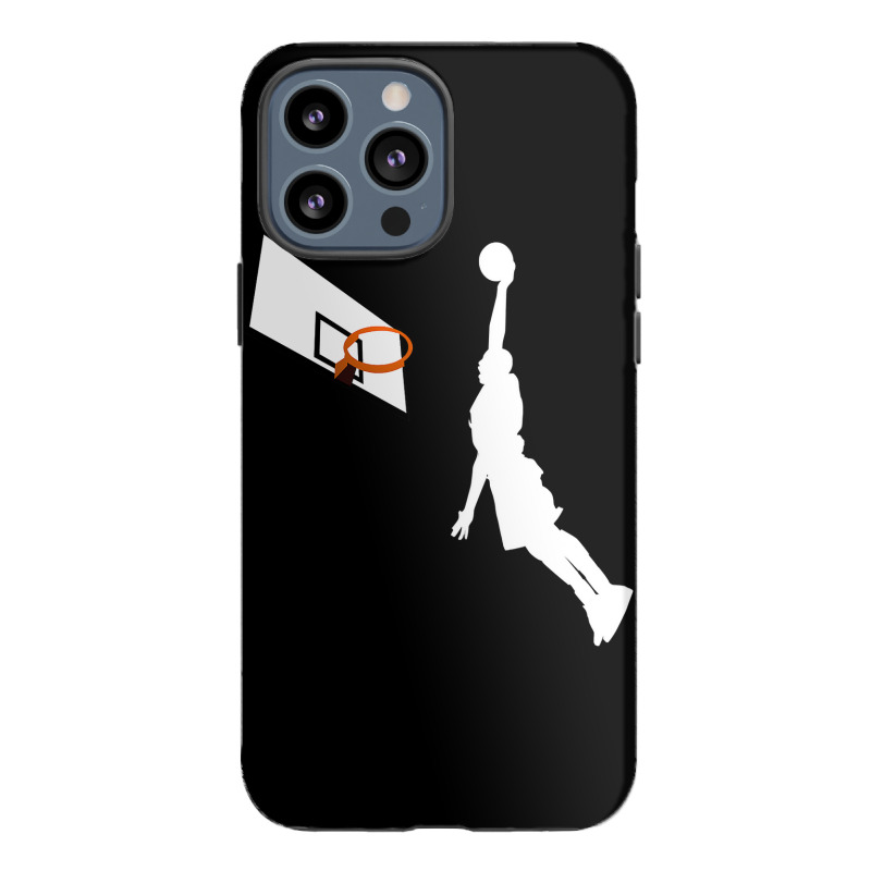 Basketball Dunk Competition Silhouette One Handed Dunk Shot Iphone 13 Pro Max Case | Artistshot