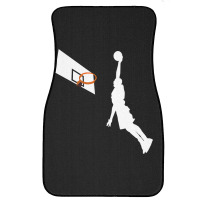 Basketball Dunk Competition Silhouette One Handed Dunk Shot Front Car Mat | Artistshot