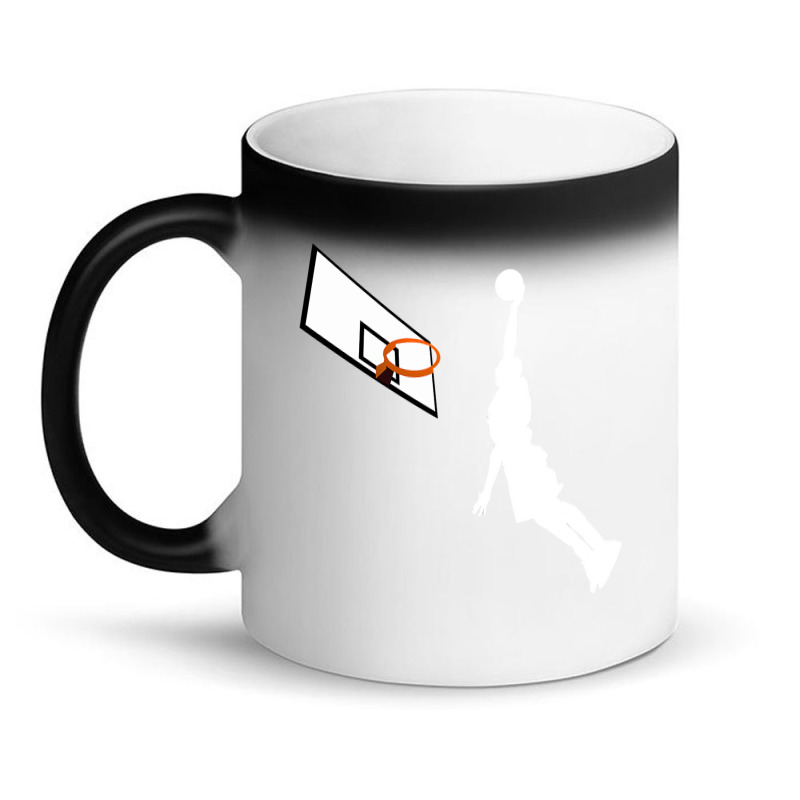 Basketball Dunk Competition Silhouette One Handed Dunk Shot Magic Mug | Artistshot