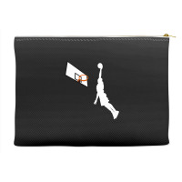 Basketball Dunk Competition Silhouette One Handed Dunk Shot Accessory Pouches | Artistshot