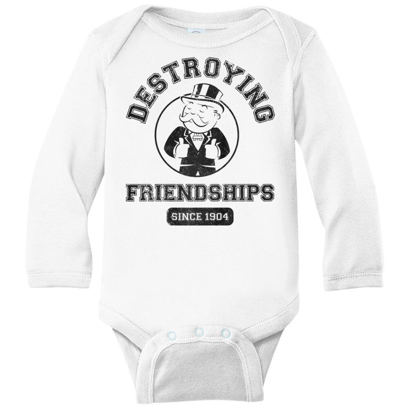 Monopoly Destroying Friendships Since 1904 Premium T Shirt Long Sleeve Baby Bodysuit by DarleneLee89 | Artistshot