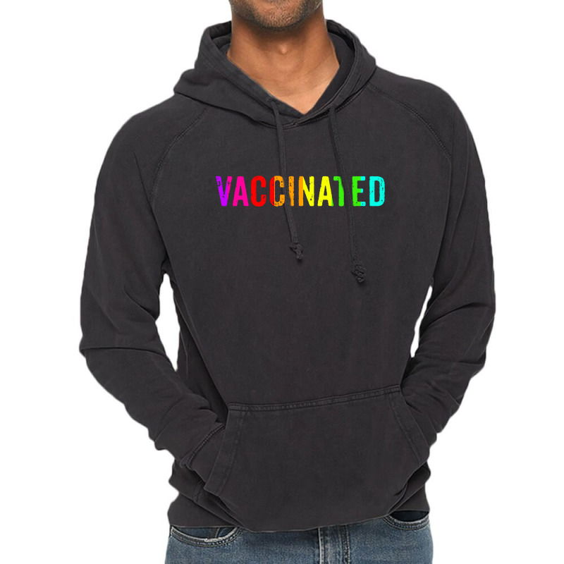 Vaccinated Vintage Hoodie by dburch | Artistshot