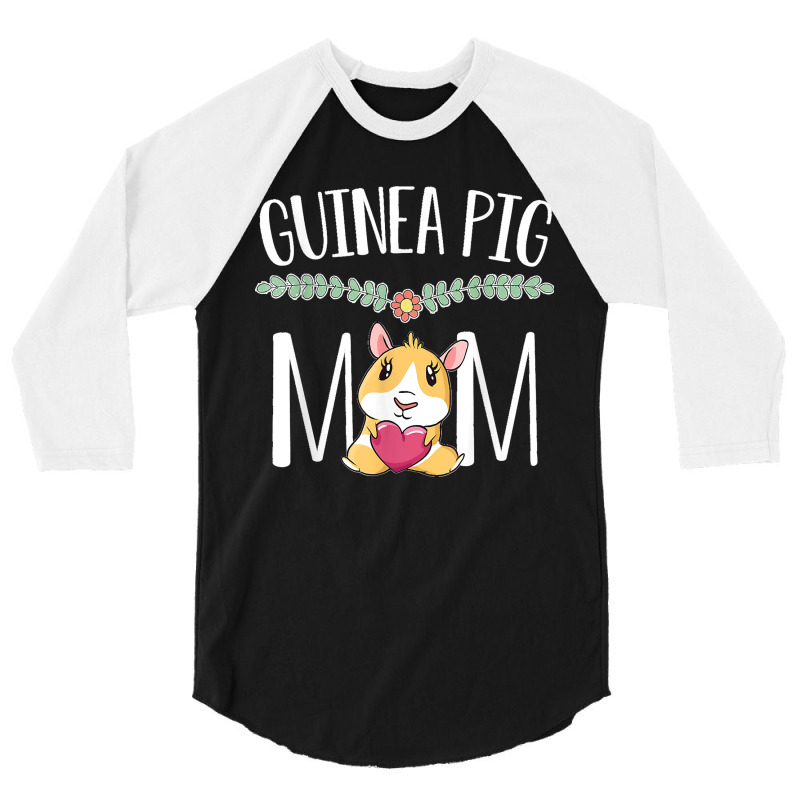 Guinea Pig Cavy Mom Wildlife Pet 3/4 Sleeve Shirt | Artistshot