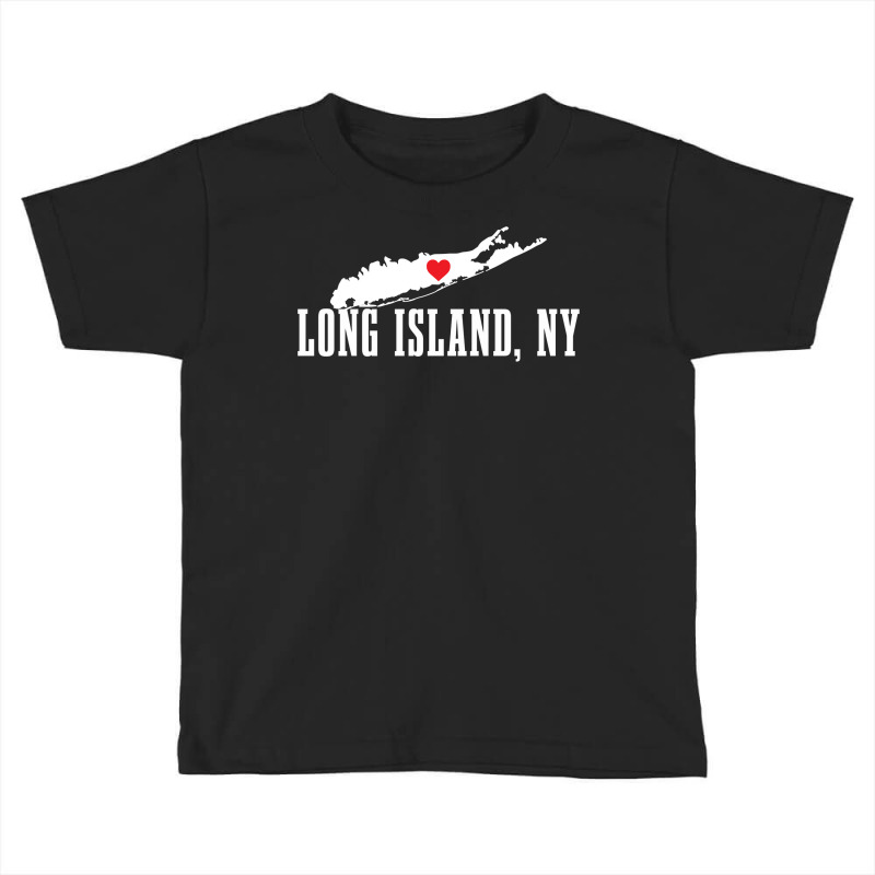 Long Island Ny New York Pride Vintage Long Island Map Pullover Hoodie Toddler T-shirt by cheesebroughbrensen | Artistshot