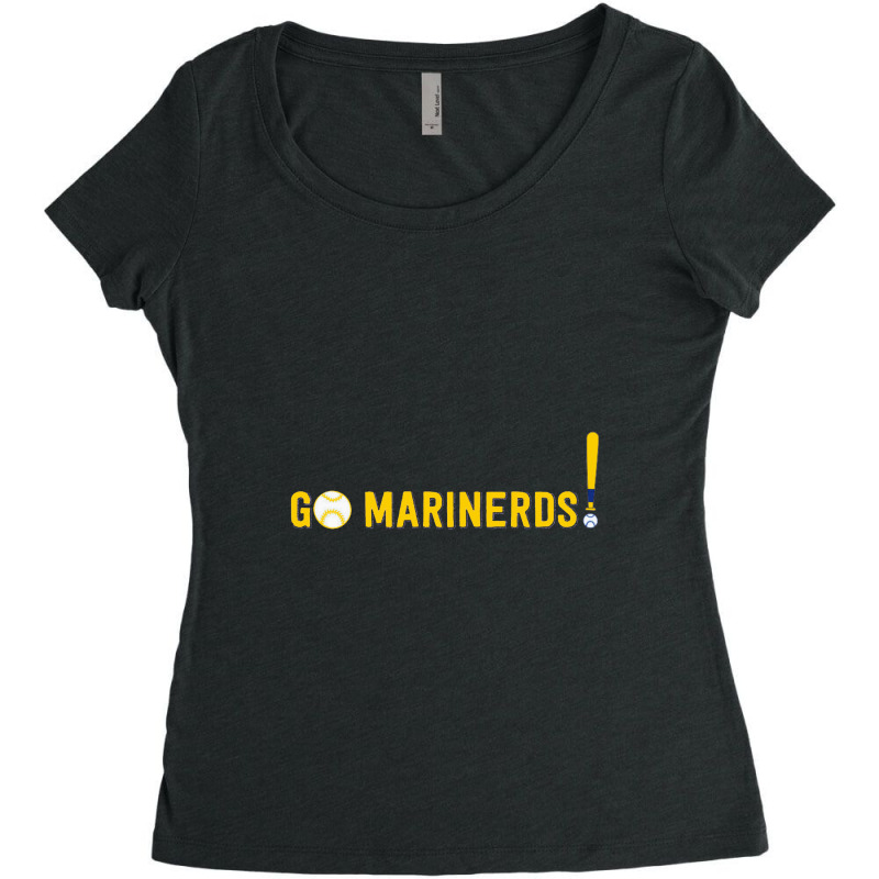 Go Mariners Women's Triblend Scoop T-shirt by baruklambi | Artistshot