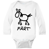 Pferd Long Sleeve Baby Bodysuit | Artistshot