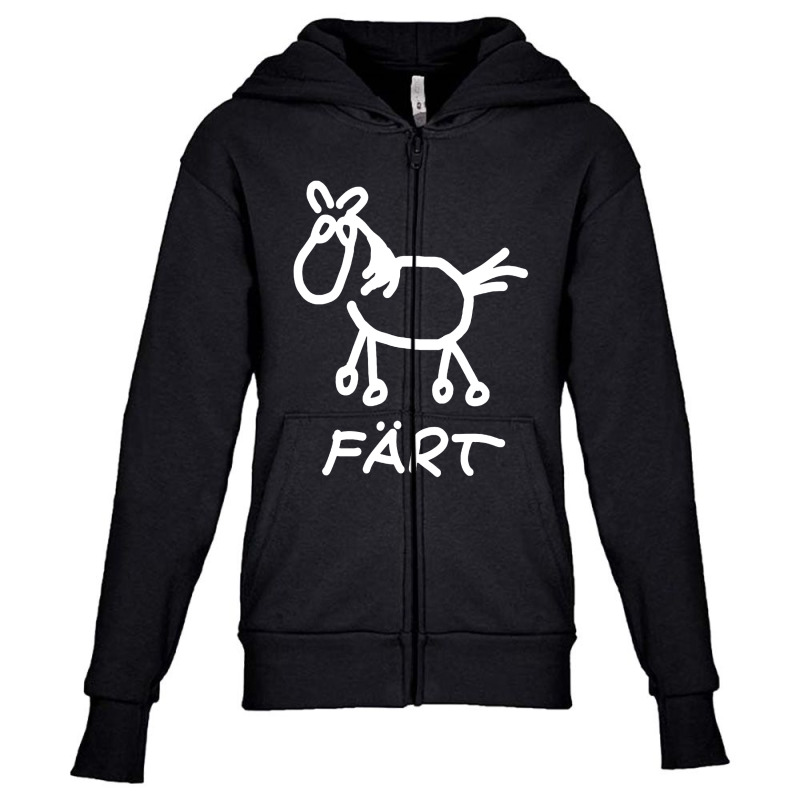 Pferd Youth Zipper Hoodie by veelra50534 | Artistshot