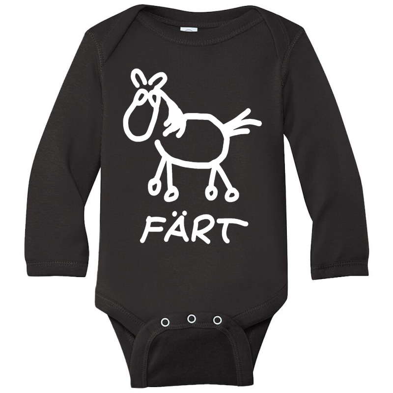 Pferd Long Sleeve Baby Bodysuit by veelra50534 | Artistshot