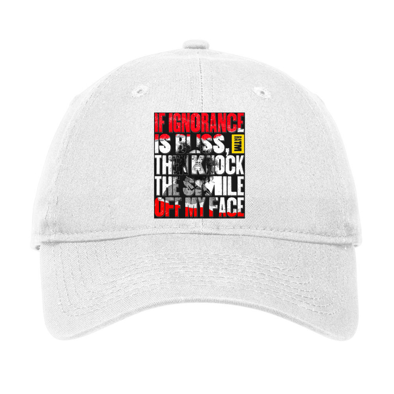 Ignorance Is Bliss Adjustable Cap by adexbawel | Artistshot