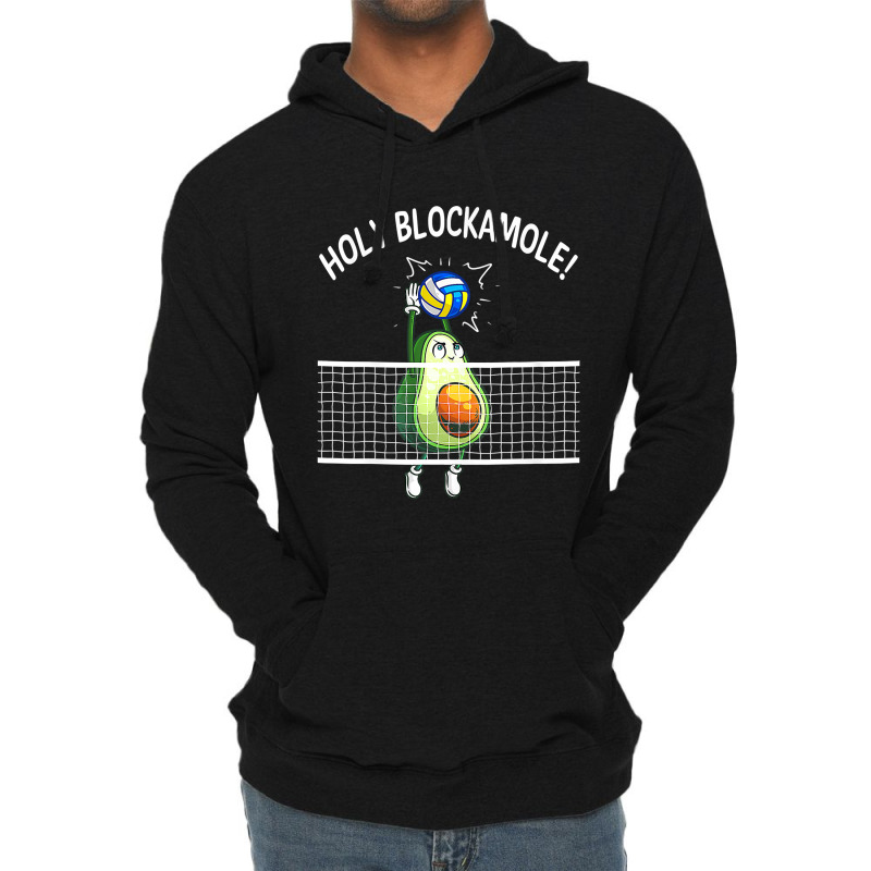 Holy Blockamole Volleyball Shirt Player Blocker Avocado Lightweight Hoodie by pester | Artistshot