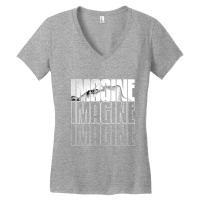 Imagine Peace For Everyone Women's V-neck T-shirt | Artistshot