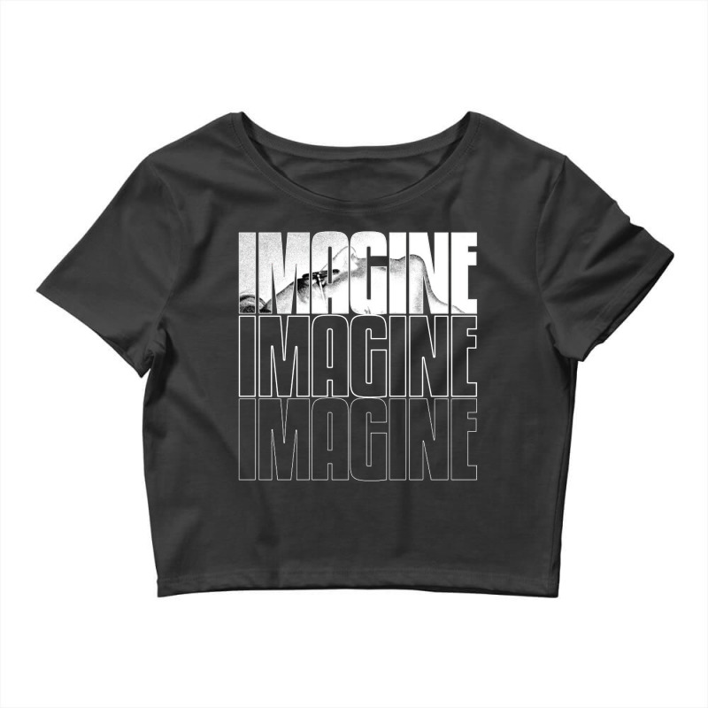 Imagine Peace For Everyone Crop Top by adexbawel | Artistshot