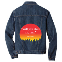 Will You Shut Up Man Joe Biden Men Denim Jacket | Artistshot