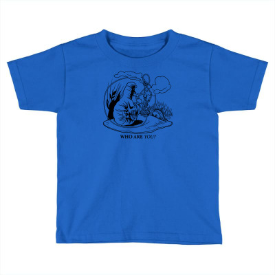 Caterpillar And Alice Toddler T-shirt Designed By Apuy