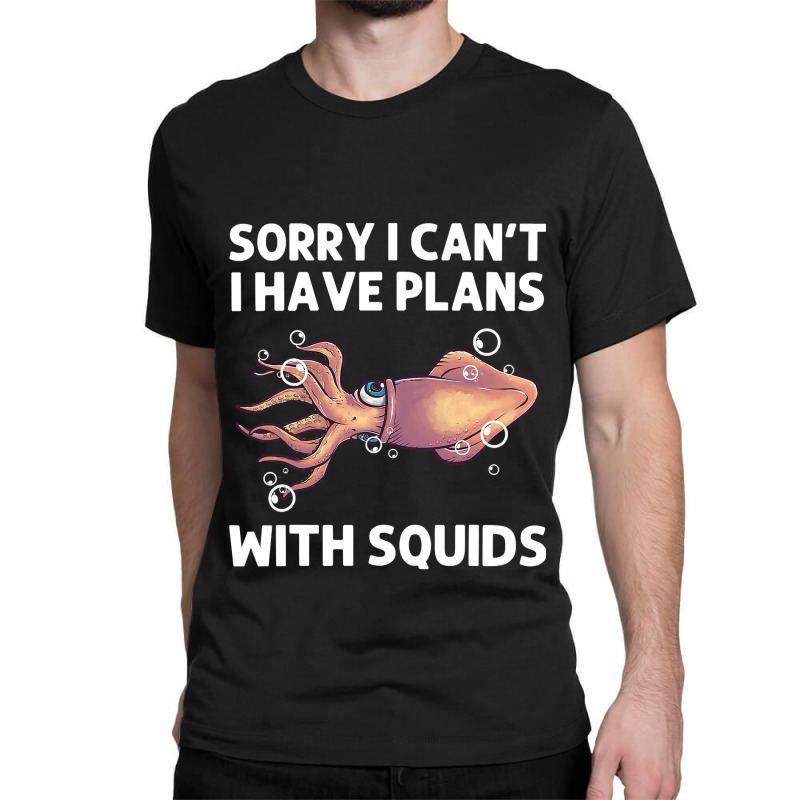 Funny Squid Gift For Men Women Giant Squid Octopus Tentacles Classic T-shirt by pester | Artistshot