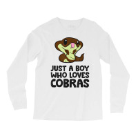 King Cobra Snake Just A Boy Who Loves Cobras T Shirt Long Sleeve Shirts | Artistshot