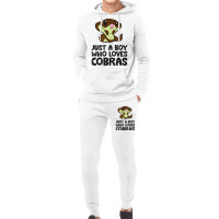 King Cobra Snake Just A Boy Who Loves Cobras T Shirt Hoodie & Jogger Set | Artistshot