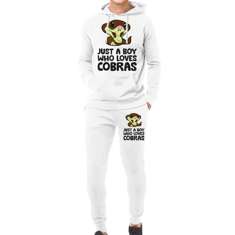 King Cobra Snake Just A Boy Who Loves Cobras T Shirt Hoodie & Jogger Set | Artistshot