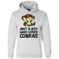 King Cobra Snake Just A Boy Who Loves Cobras T Shirt Champion Hoodie | Artistshot