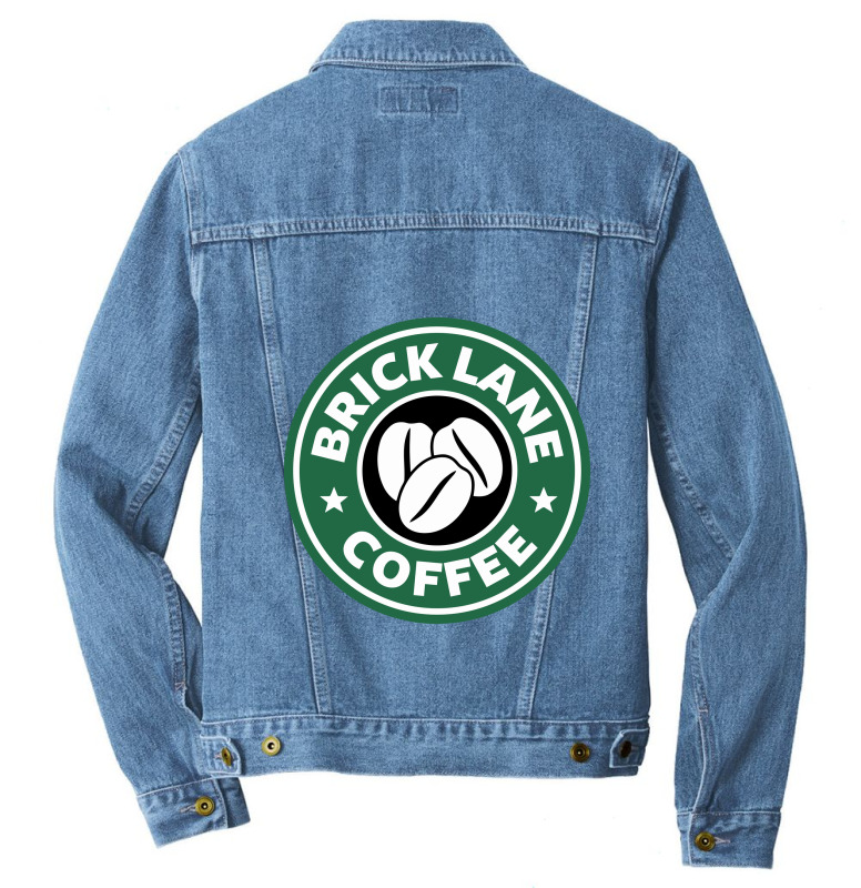 Custom Brick Lane Coffee Men Denim Jacket By Gedongbayi - Artistshot