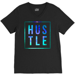 hustle tropical hustler grind millionairegift V-Neck Tee | Artistshot