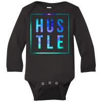 Hustle Tropical Hustler Grind Millionairegift Long Sleeve Baby Bodysuit | Artistshot