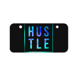 hustle tropical hustler grind millionairegift Bicycle License Plate | Artistshot