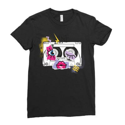 Fidget Spinner Ladies Fitted T-shirt Designed By Tane