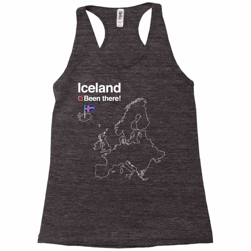 Iceland Shirt With Flag   I've Been There Map Racerback Tank by walkersnoelan | Artistshot