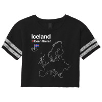 Iceland Shirt With Flag   I've Been There Map Scorecard Crop Tee | Artistshot