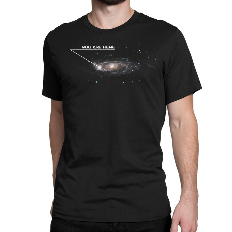 Funny Galaxy Space Location Gps Joking T Shirt Classic T-shirt by rillanerby | Artistshot