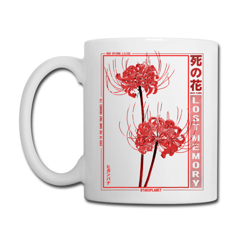 Custom Japanese Spider Lily Soft Grunge Anime Aesthetic Flower Long Sleeve  T Coffee Mug By Pankezip - Artistshot