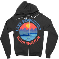 Lake Roosevelt Fishing, Hiking, Camping T Shirt Zipper Hoodie | Artistshot