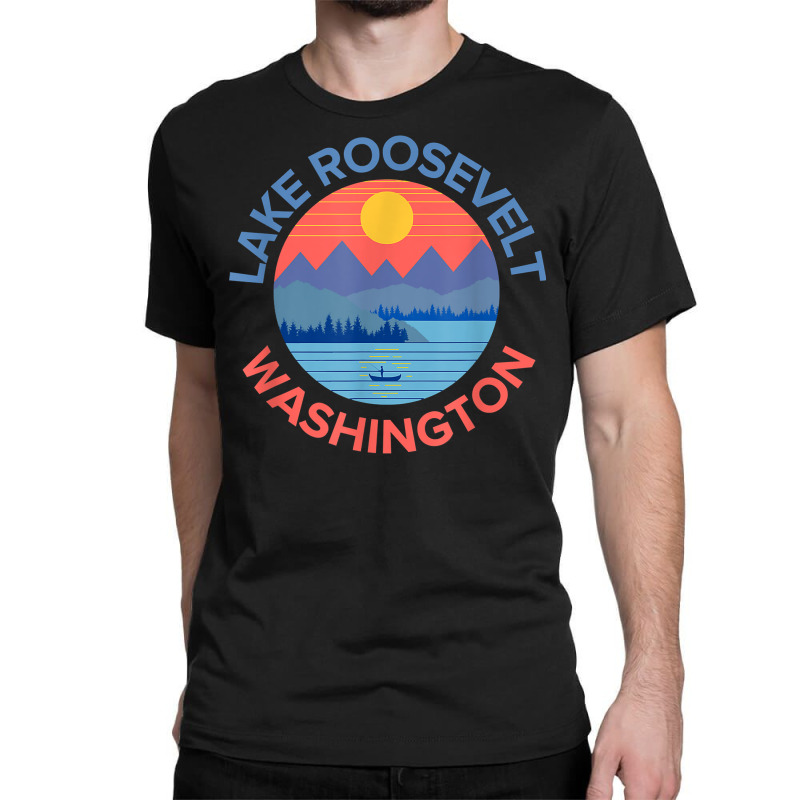 Lake Roosevelt Fishing, Hiking, Camping T Shirt Classic T-shirt | Artistshot