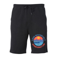 Lake Roosevelt Fishing, Hiking, Camping T Shirt Fleece Short | Artistshot