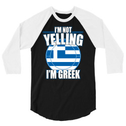 Im Greek Not Yelling! I'm Yelling Greek Standard Unisex T-shirt 