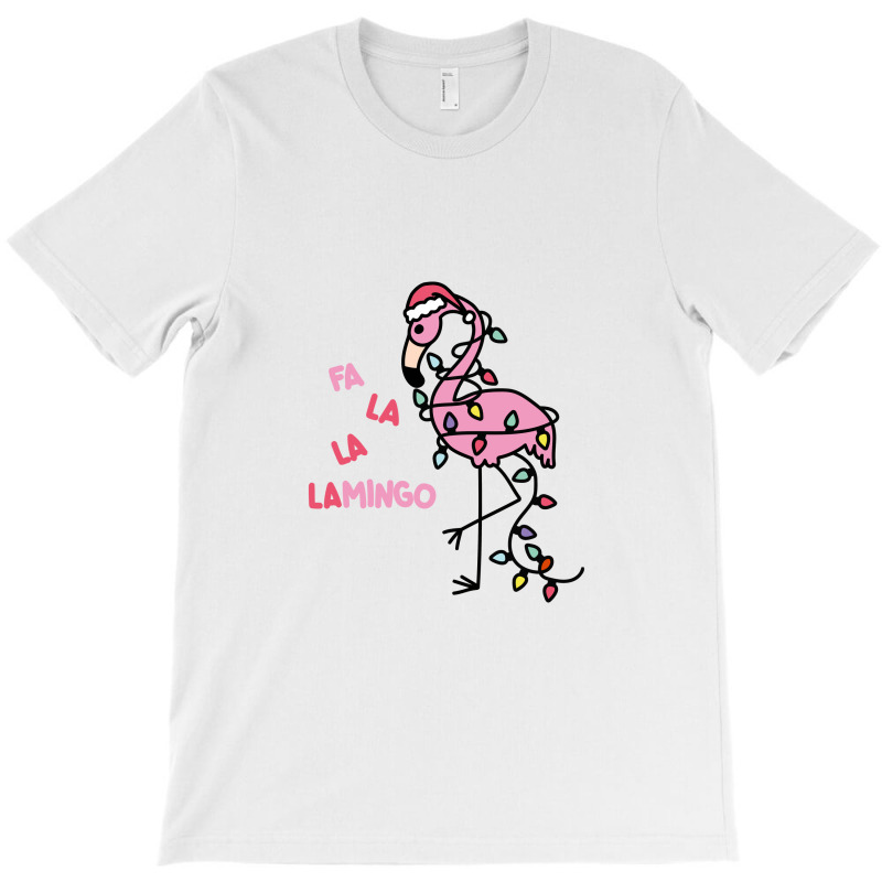 Christmas Flamingo T-shirt | Artistshot