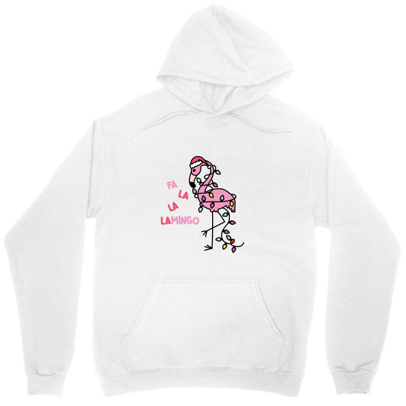 Christmas Flamingo Unisex Hoodie | Artistshot