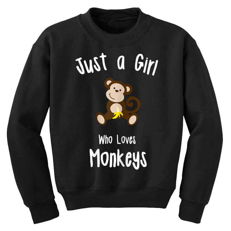 Monkey Shirt For Girls T Shirt Youth Sweatshirt | Artistshot