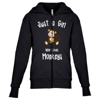 Monkey Shirt For Girls T Shirt Youth Zipper Hoodie | Artistshot