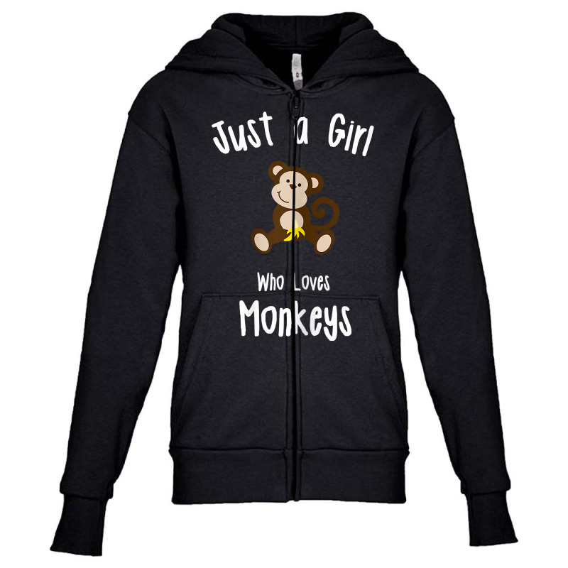 Monkey Shirt For Girls T Shirt Youth Zipper Hoodie | Artistshot