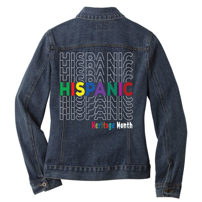 National Hispanic Heritage Month Latin America Culture  Essential T Sh Ladies Denim Jacket by DarleneLee89 | Artistshot