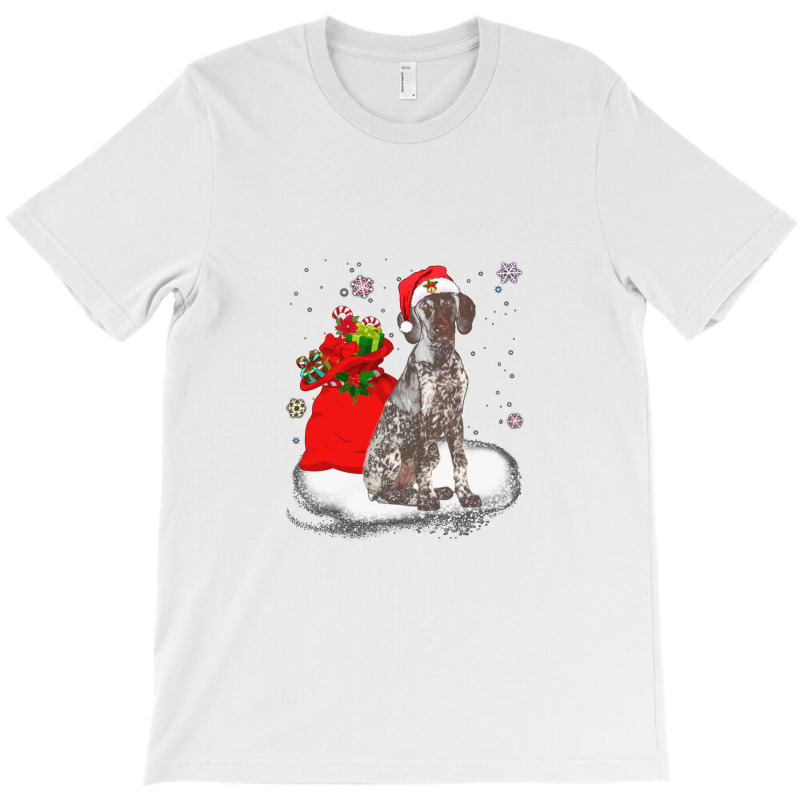 Christmas Santa German Shorthaired Pointer T-shirt | Artistshot