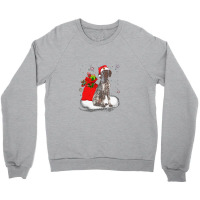 Christmas Santa German Shorthaired Pointer Crewneck Sweatshirt | Artistshot