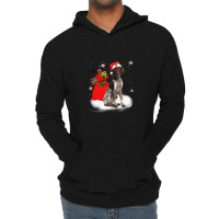 Christmas Santa German Shorthaired Pointer Lightweight Hoodie | Artistshot