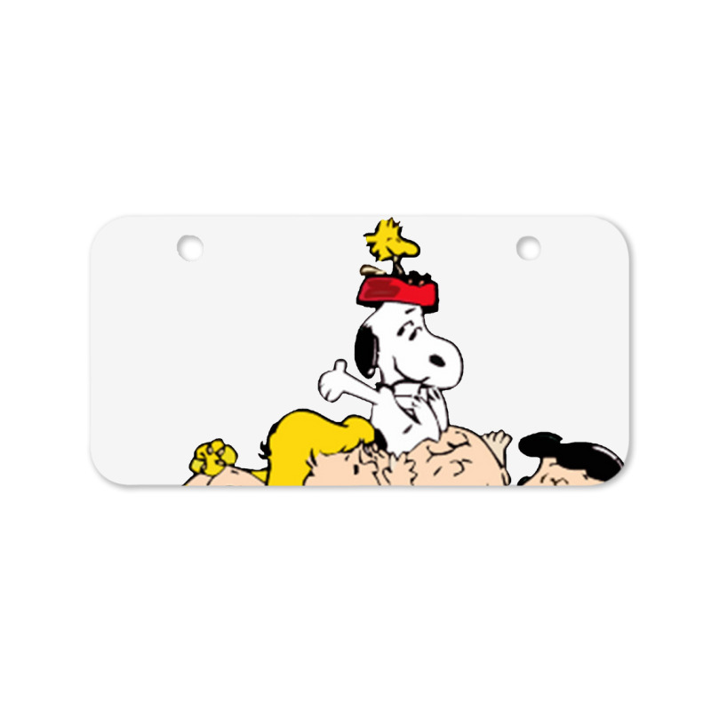 Peanuts Bicycle License Plate | Artistshot